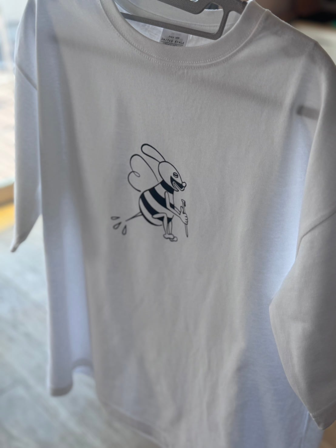ペグBee プリントTシャツ(ホワイト)|親子リンクコーデ対応