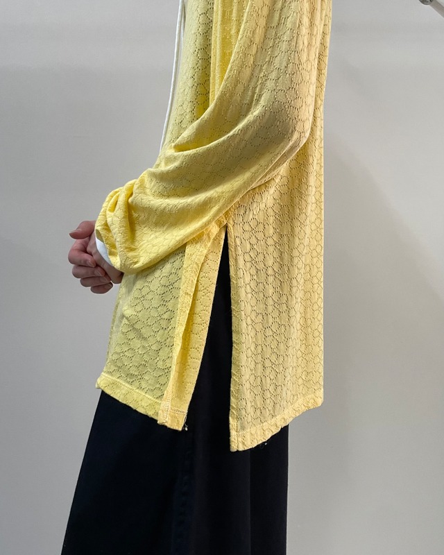 【VIA PIAVE 33】LONG-SLEEVE DAISY HOOD