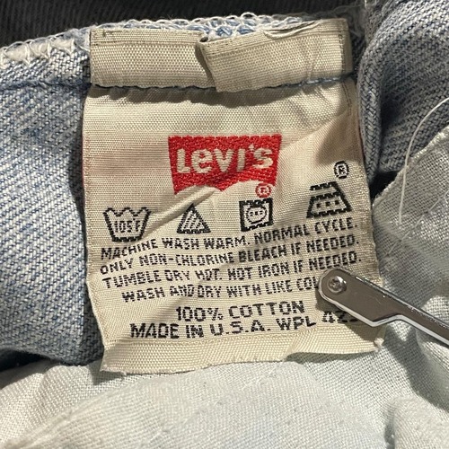 【W38 L34】90s USA製 levi's リーバイス 501 詳細写真6