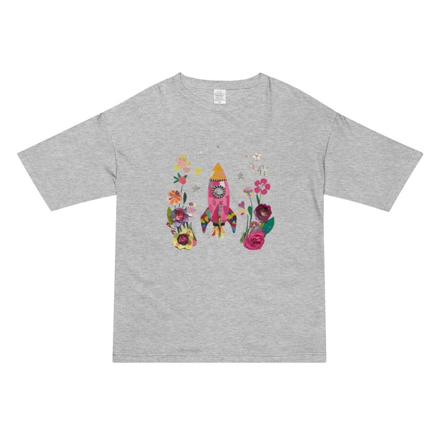 Pink rocket Big tee 00051