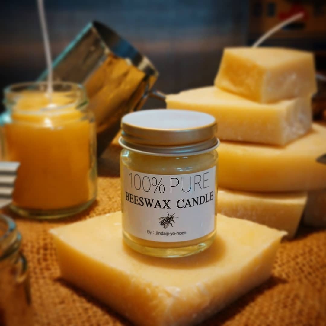 蜜蝋キャンドル【BEES WAX】【蜜蝋蝋燭】 | 【採ったままの国産蜂蜜の
