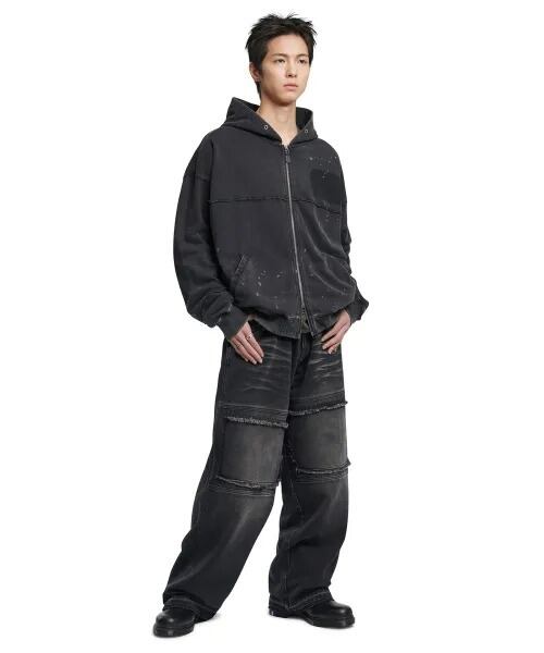 ☆TXT ヒュニンカイ 着用！！【NOMANUAL】DETACHED PATCH HOODED ZIP