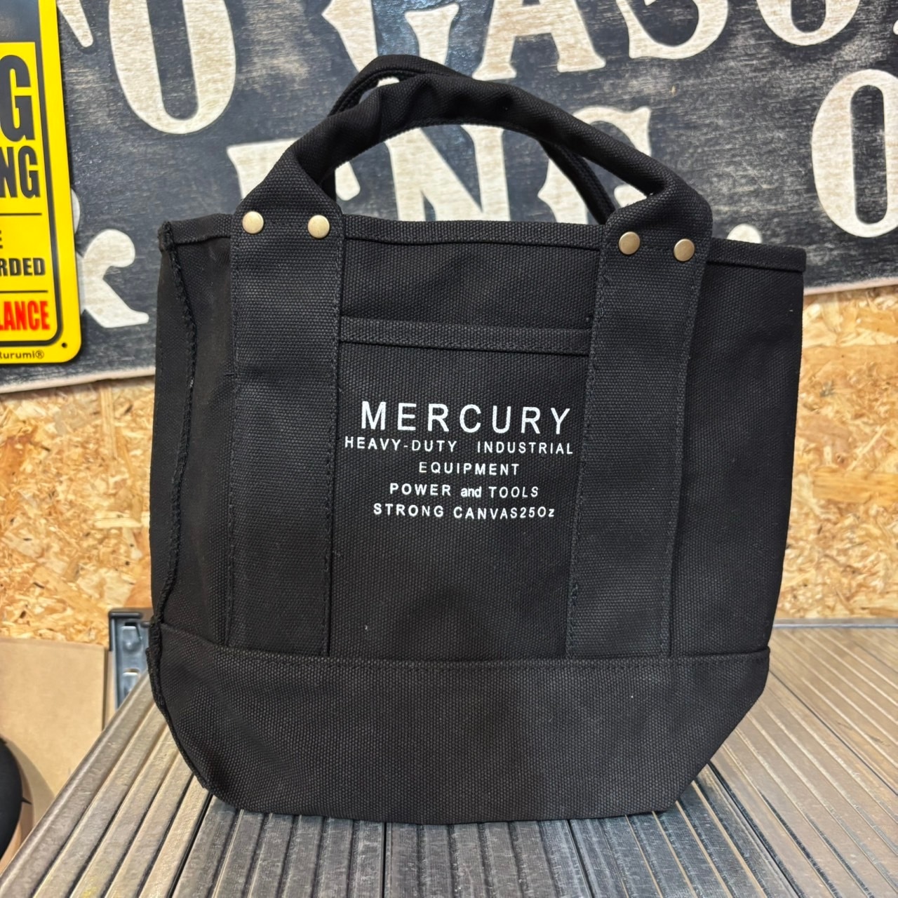 【Mercury】マーキュリー ハードキャンバストートバッグ S