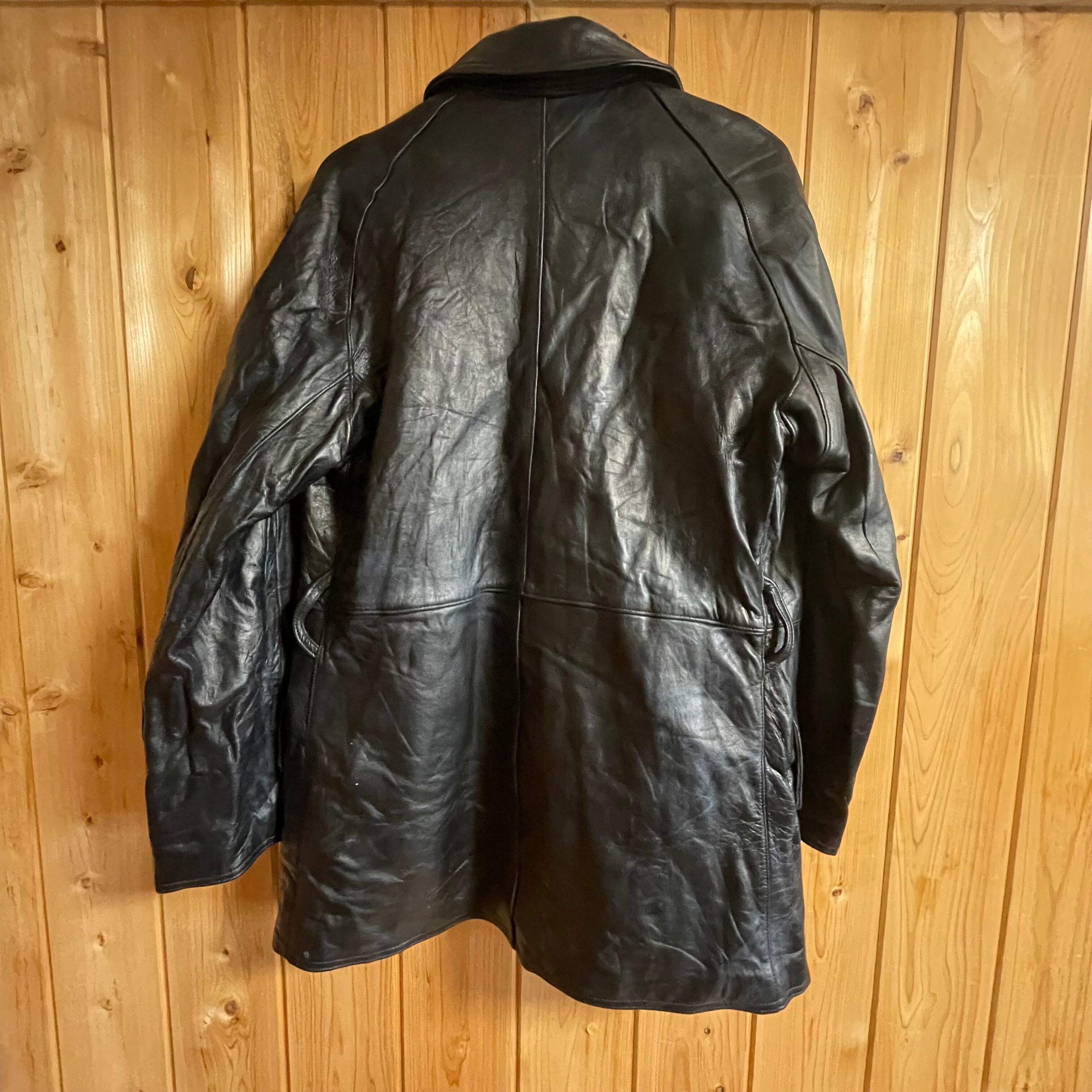 French Fireman Leather jacket vintage フレンチファイヤーマン French Fireman Leather jacket vintage フレンチファイヤーマン
