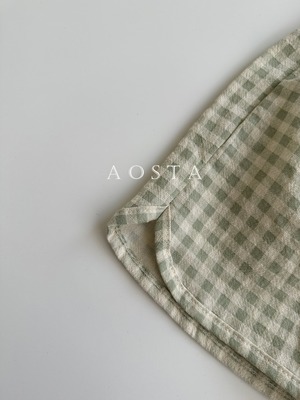 【Aosta】シンプルコットンショートパンツ