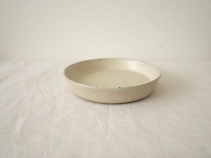 寺田昭洋 17. 深プレート 5寸(白)