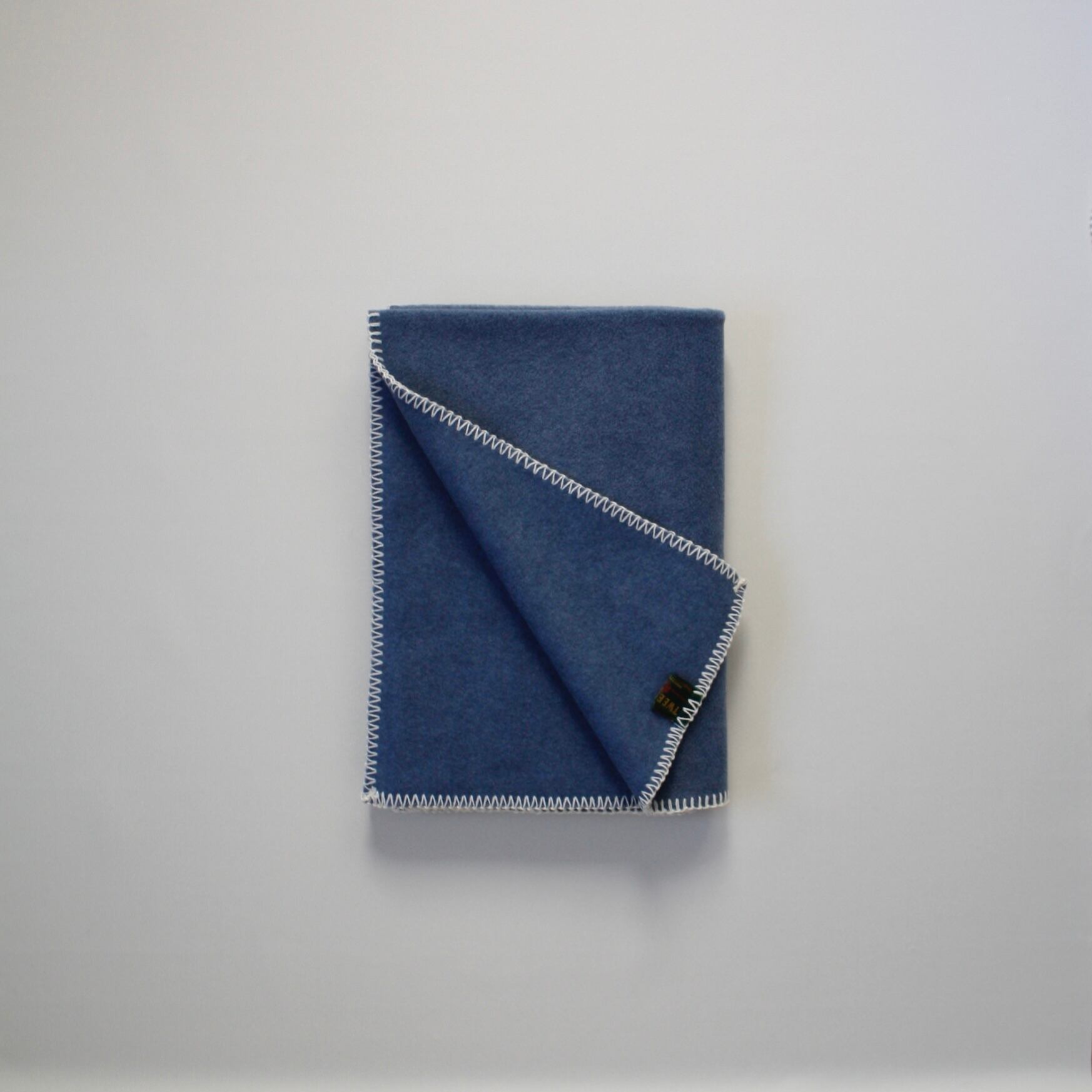 England TWEEDMILL fleece blanket : Denim / イギリス ツイードミル