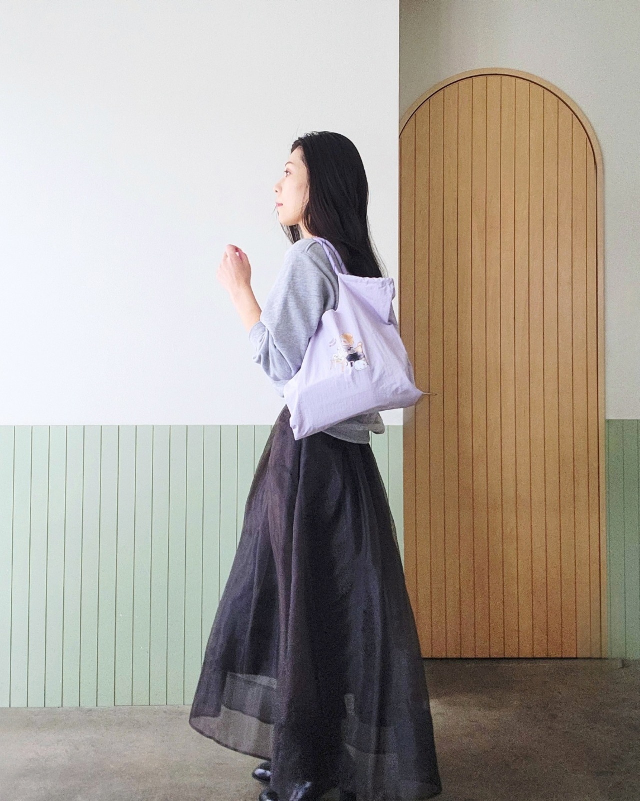 【11/30まで】Sweet_エアリー トートバッグ - 5