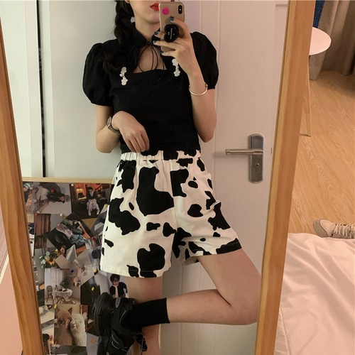 ✞ パンツ ストレッチショートパンツスリム エラスティック 伸縮 ガーリー ✞ゴスロリ SM ミリ 甘ロリ クラロリ 和ロリ エレガント 黒ロリ 姫ロリ 華ロリ BB-BB6502531