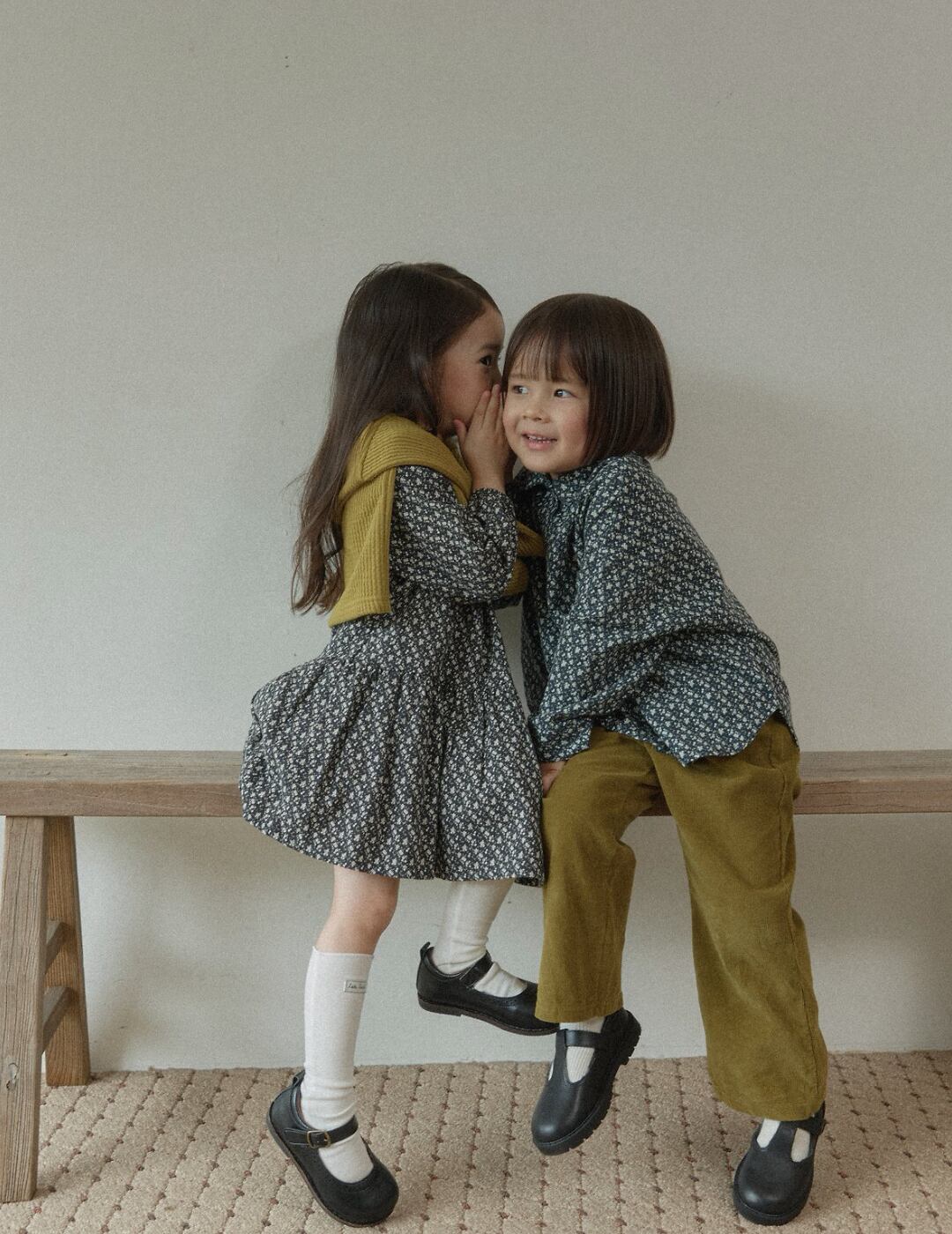 送料無料【予約】/ kids フローブラウス /lalaland