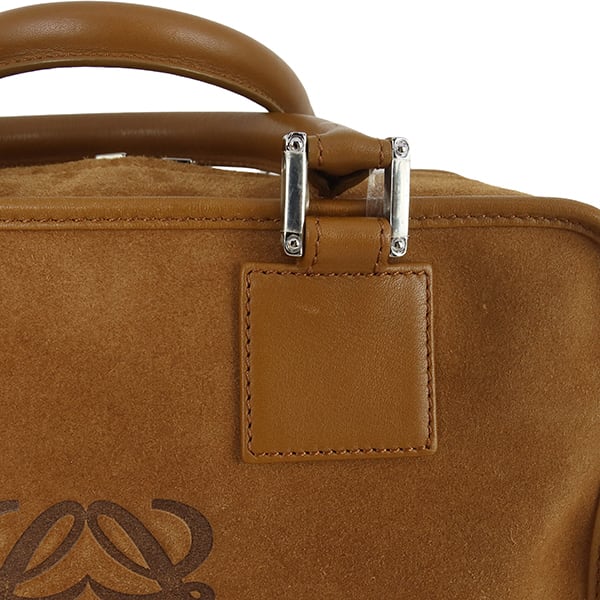 Used LOEWE ロエベ アマソナ28 ハンドバッグ スエード カーフレザー