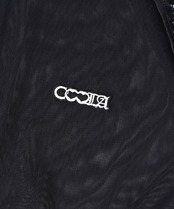 レーススリーブメッシュブルゾン (BLACK)　CQ-48114