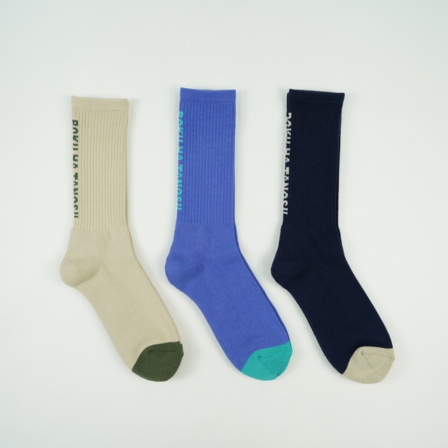 BOKU HA TANOSII ／ BOKUTANO SOCKS "バックロゴ"