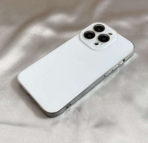 iPhone15 Pro Maxケース シンプル 強化ガラスカバー カメラ部分全面保護 無地 iPhone15 Proケース 大人 アイフォン15カバー かわいい 男女人気スマホケース iphone14 13 12 11 Pro Maxケース 白 スタイリッシュ お洒落