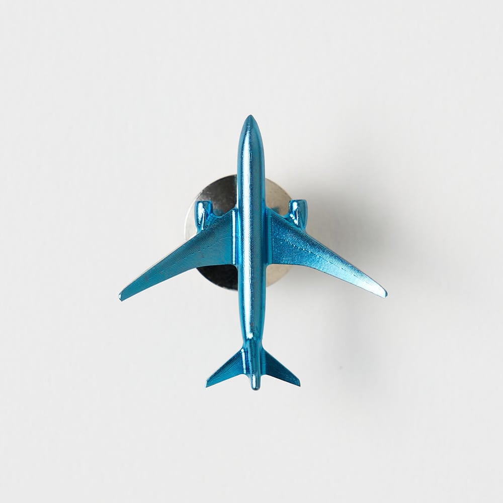 チタン製 飛行機 高級ピンバッジ（小）航空機 アクセサリー | ysecshop