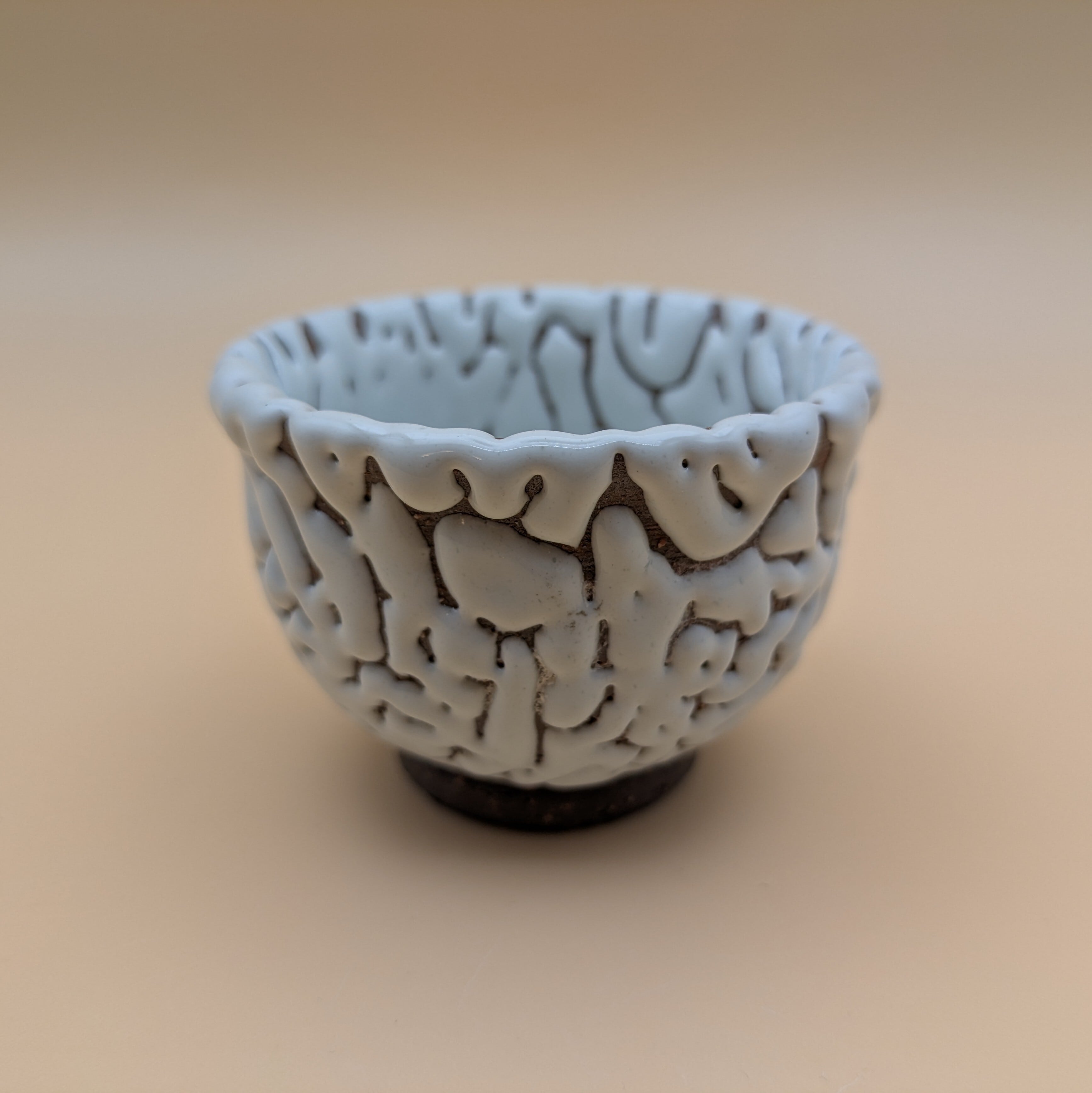 ぐい呑み 萩焼（白・全面鬼萩06） | うつわや 虎の子