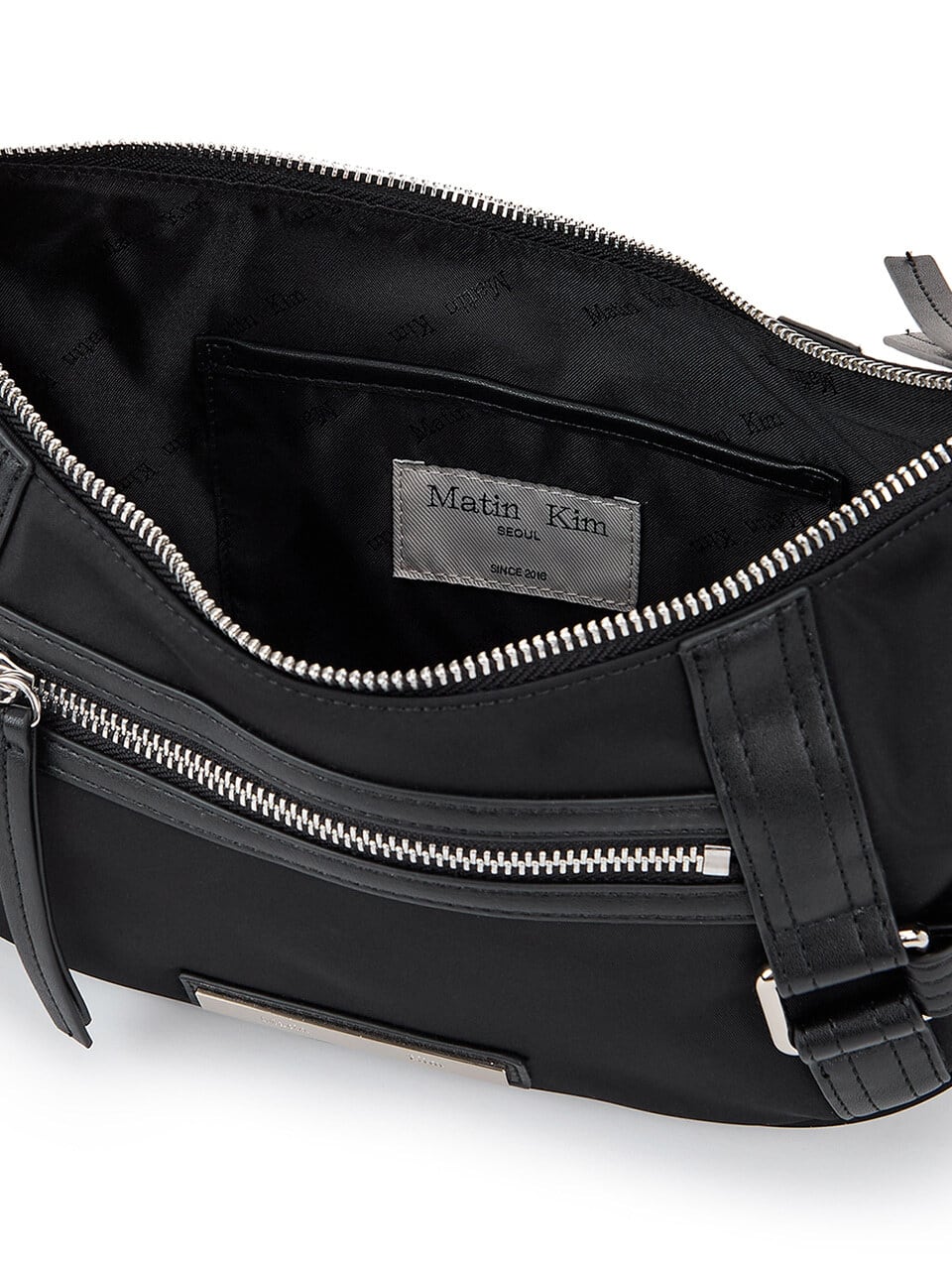 Matin Kim] FABRIC ARC HOBO BAG IN BLACK 正規品 韓国ブランド