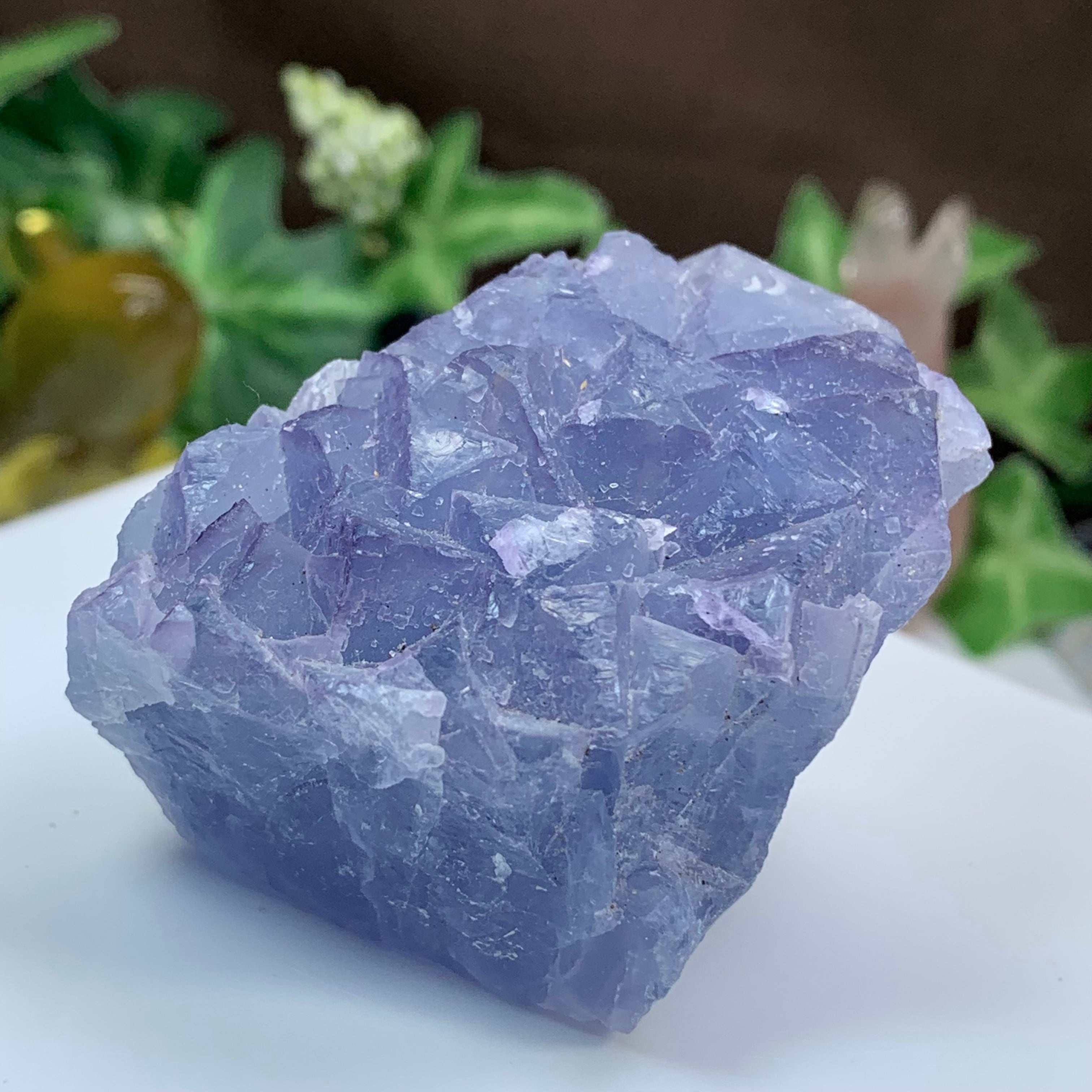 32.幻想的な色合い☆ヤオガンシャン産・ブルーフローライト原石