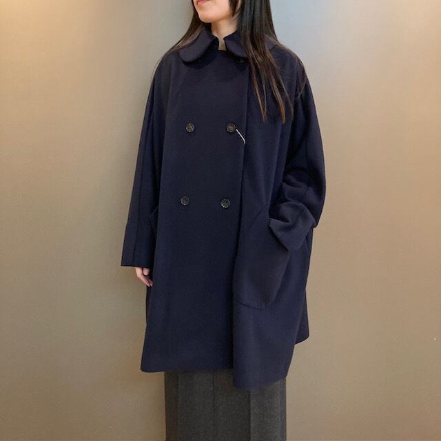 Dessin de Mode【デッサン ド モード】ラウンドカラーコート ハーフ丈