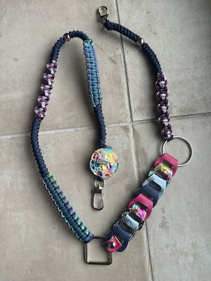 即売分　Leather&paracord STRAP【LONG】