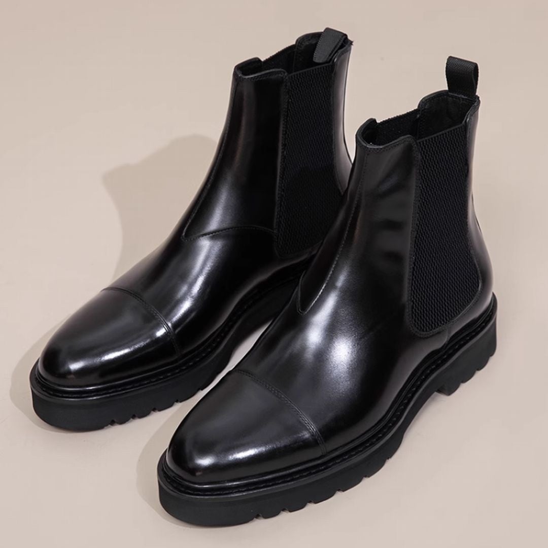 Vintage Ashen Flame Zip-up Heel Boot ブーツ | PAY ID