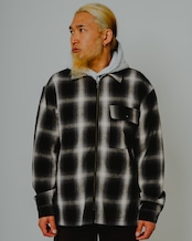 Heavy Flannel Zip Jacket|2color