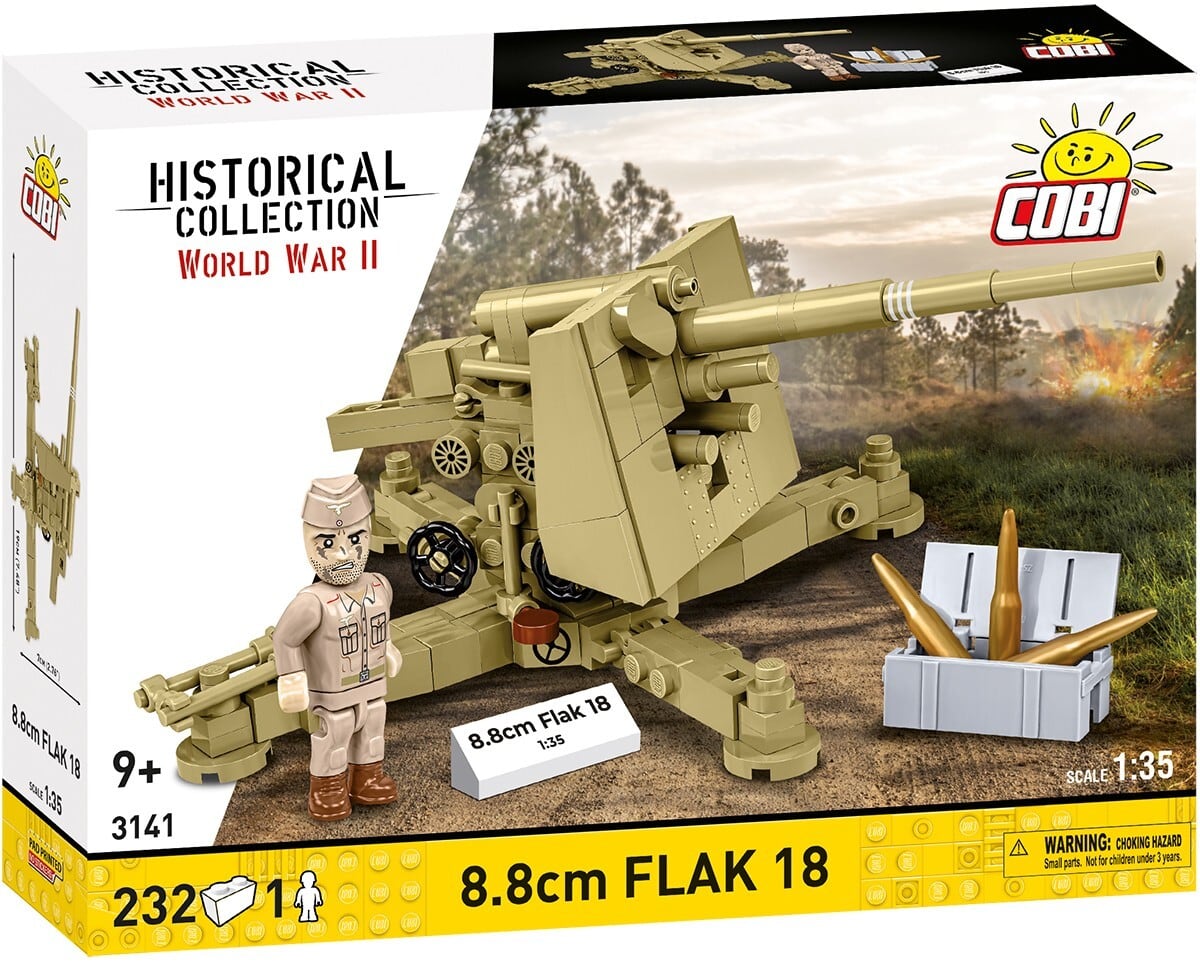 COBI #3141 808cm Flak + Varriage 18