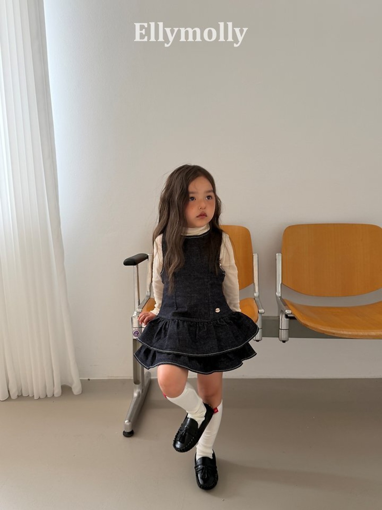 韓国子供服 / 26Autumn / ELLY MOLLY / モナフリルワンピース / 秋服 *5~15*