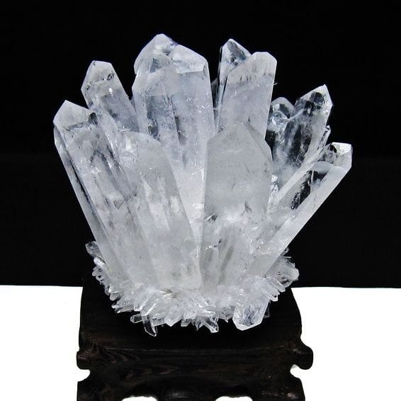 水晶 クラスター 水晶 原石 台座付属 一点物 182-8350