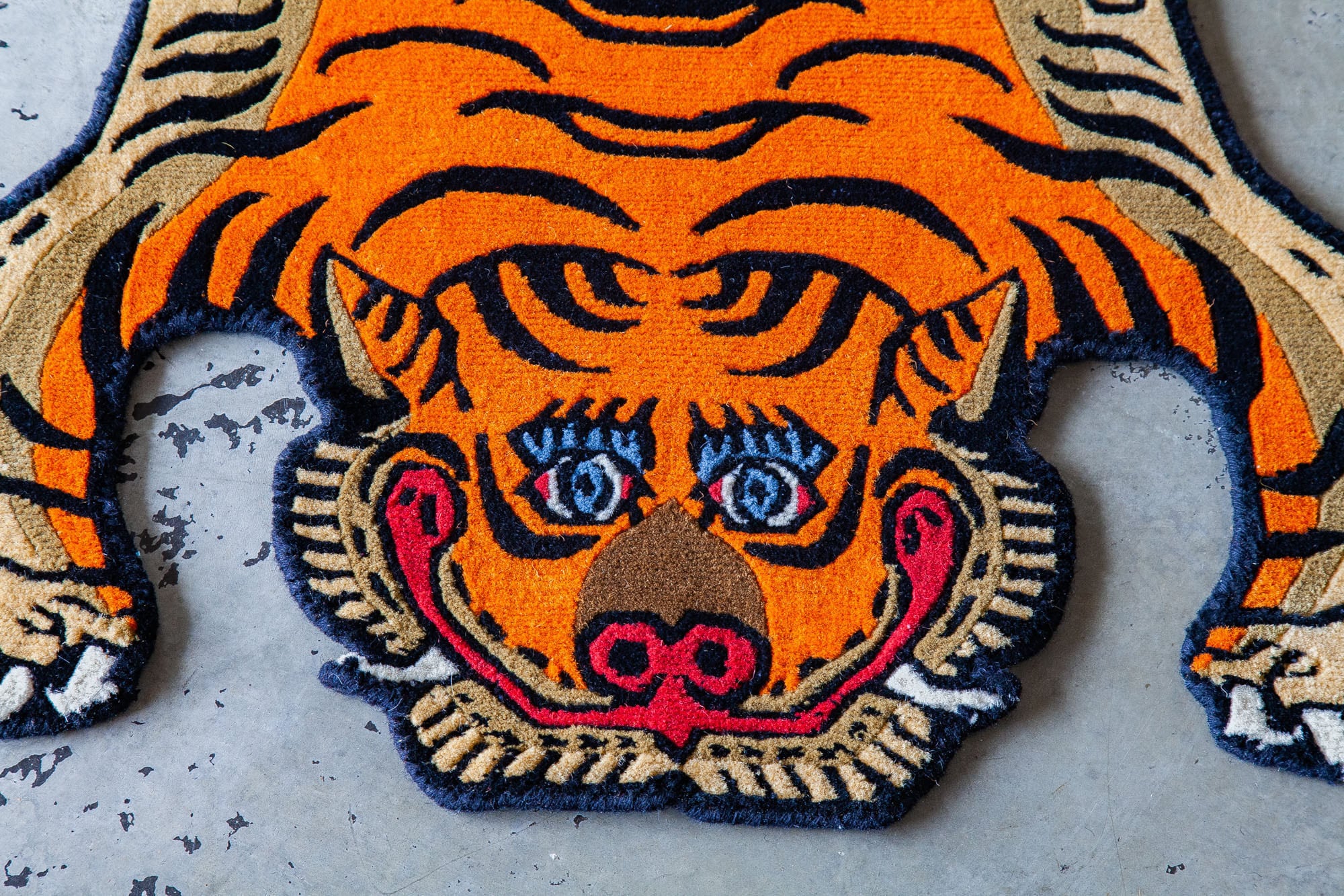 Tibetan Tiger Rug 《Sサイズ•ウール101》チベタンタイガーラグ