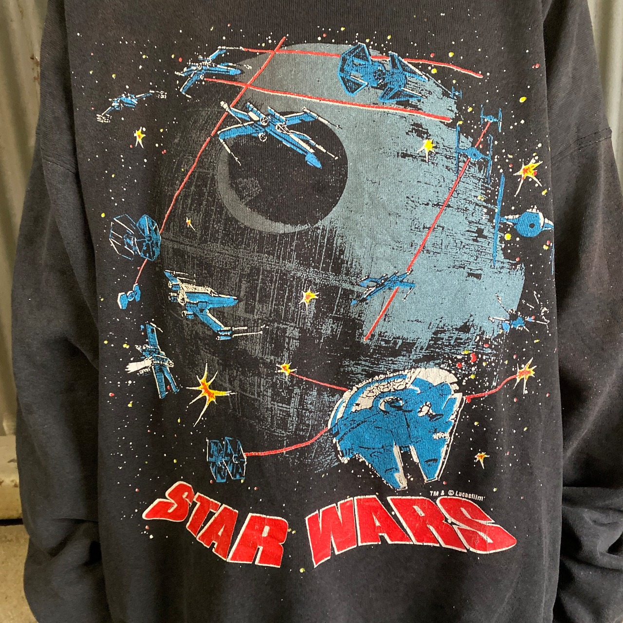 90年代 STAR WARS スターウォーズ ムービー 映画 スウェット メンズXL 