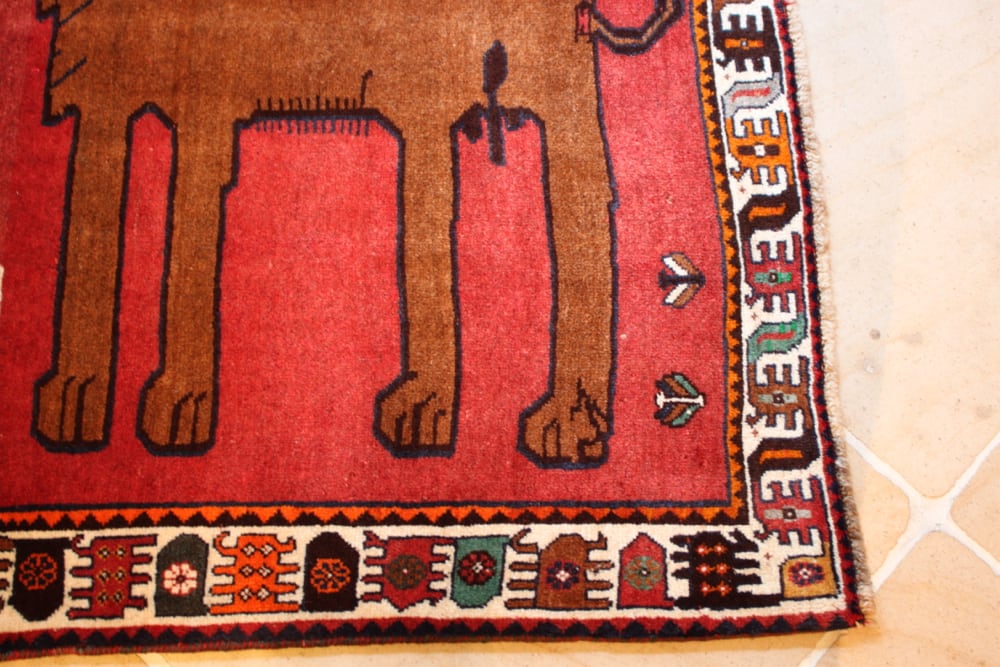 Old Gabbeh（オールドギャッベ）ライオン 2】 | 北欧.Style＋1 ANTIKA