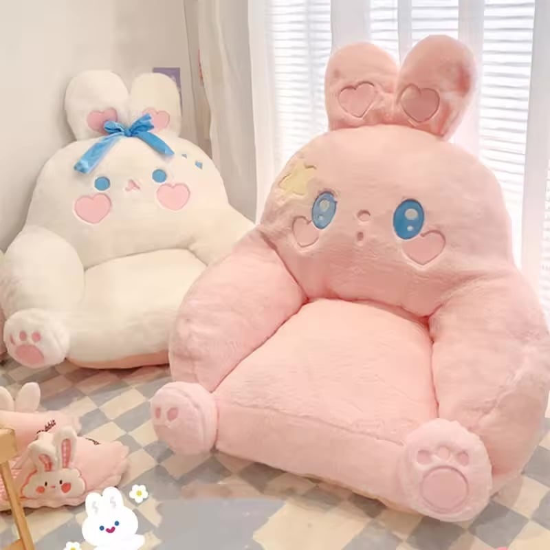 うさぎのシングルソファ｜ホワイト | moncoffret