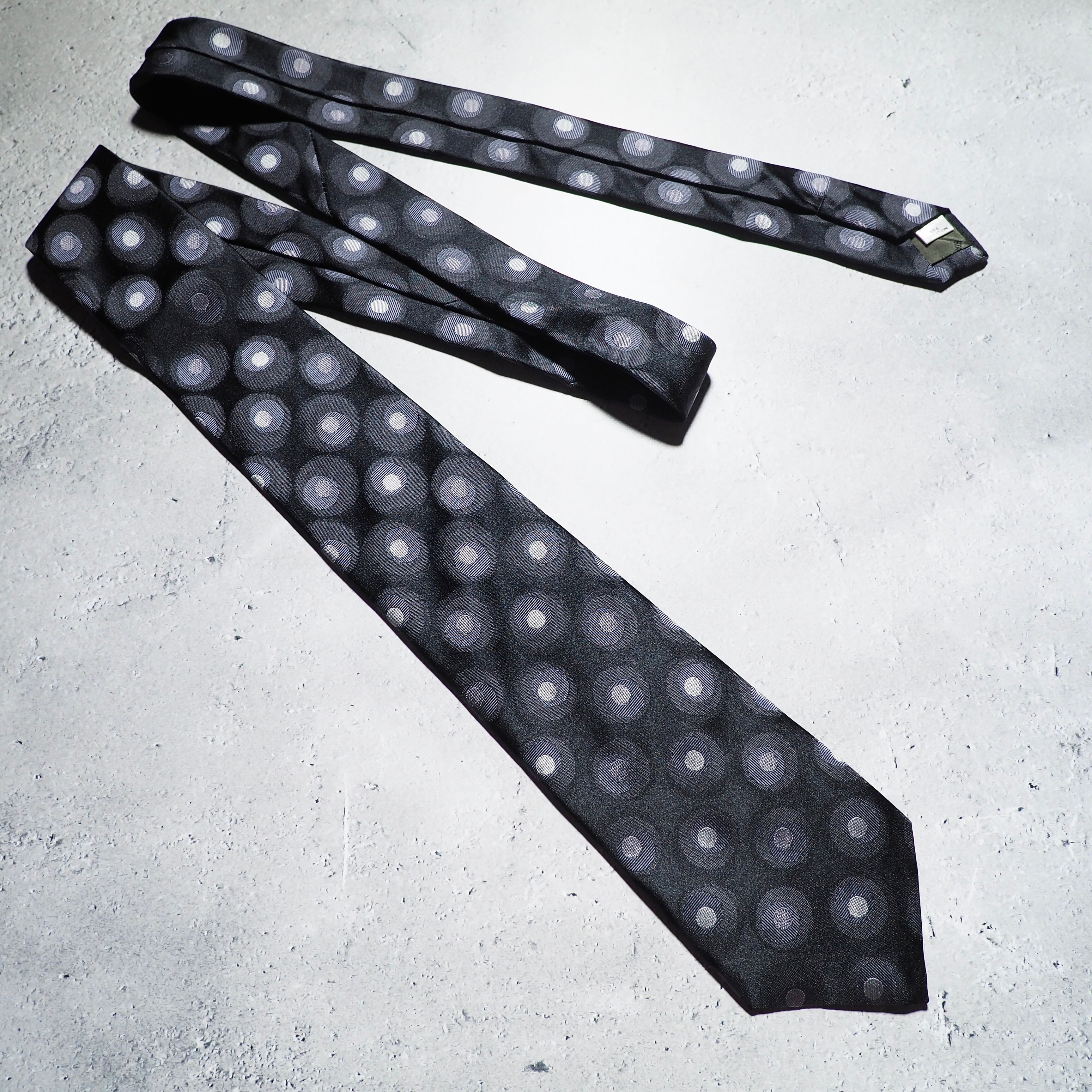” HIROKO KOSHINO HOMME ” Dot pattern Design vintage silk Tie
