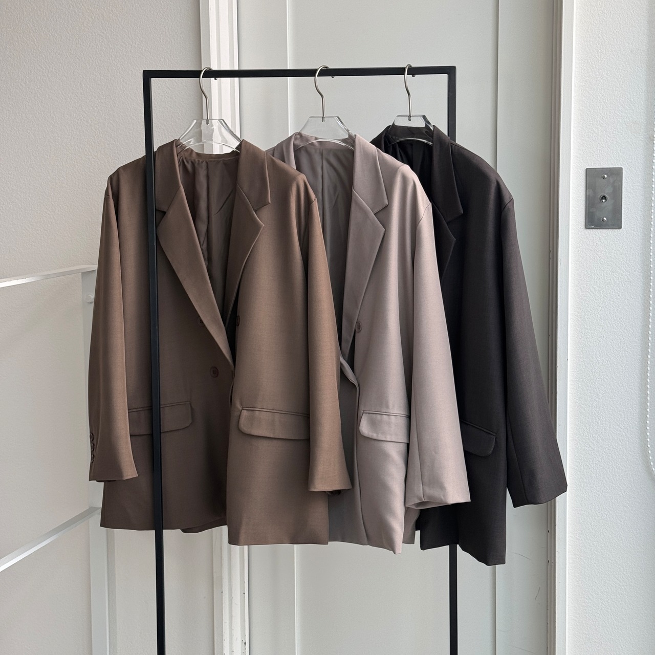 【鹿児島先行販売】ダブルオーバーテーラードJK/グレージュ