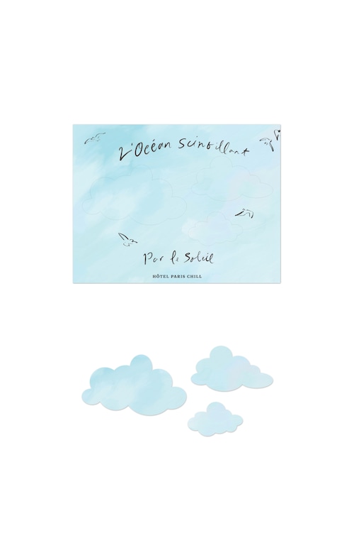 《 HOTEL PARIS CHILL 》Cloudy Sky Sticker