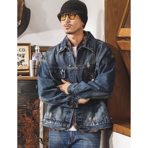 Front pocket design jacket P397