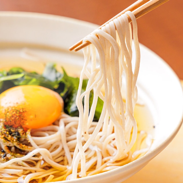 九条ねぎと深煎七味香る地鶏の旨出汁そば 画像