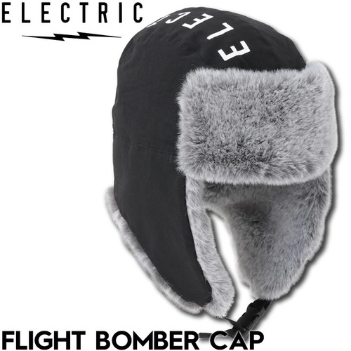 ELECTRIC エレクトリック FLIGHT BOMBER CAP 帽子 耳当て付きキャップ イヤーフラップ E25FC21 BLK 日本代理店正規品