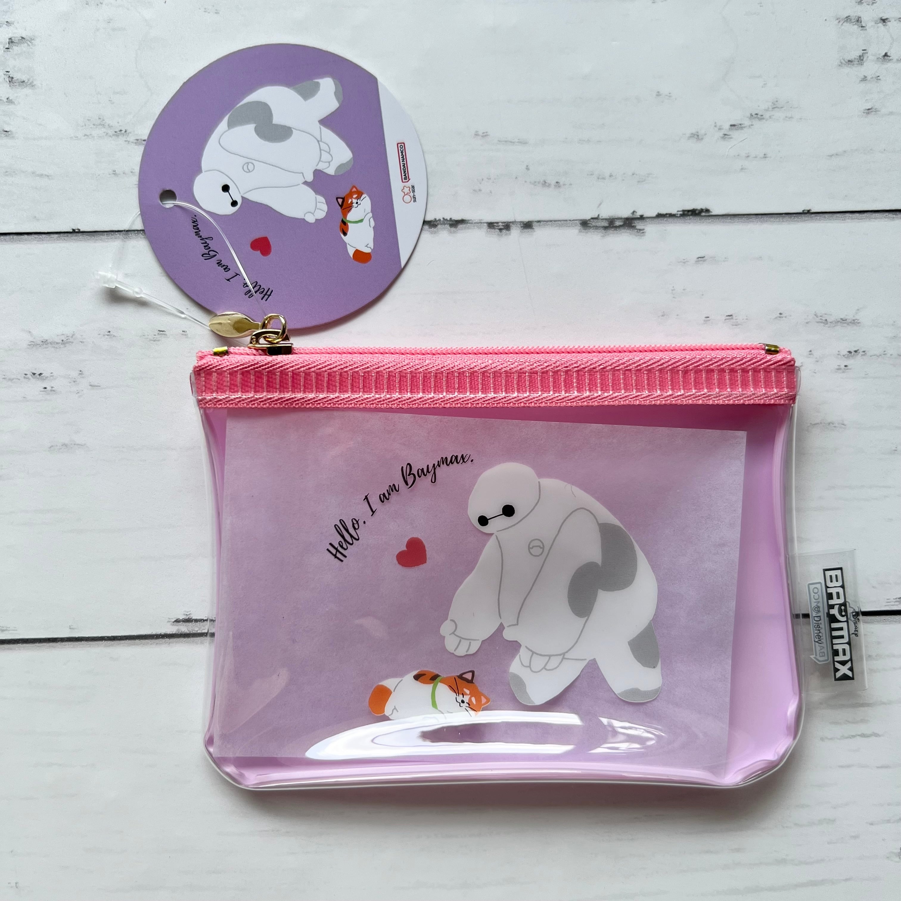 ベイマックス ポーチ（ファスナーチャーム付） ベイマックス L字ファスナーポーチ キーホルダー付き 2個セット