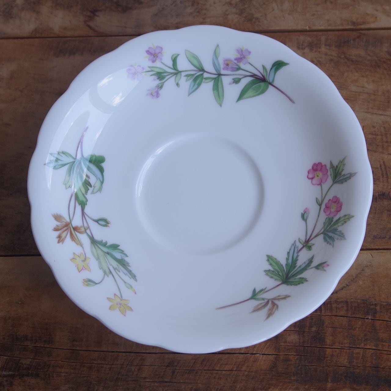 ミントン メドウ ティーカップ ソーサー Minton Meadow 花柄