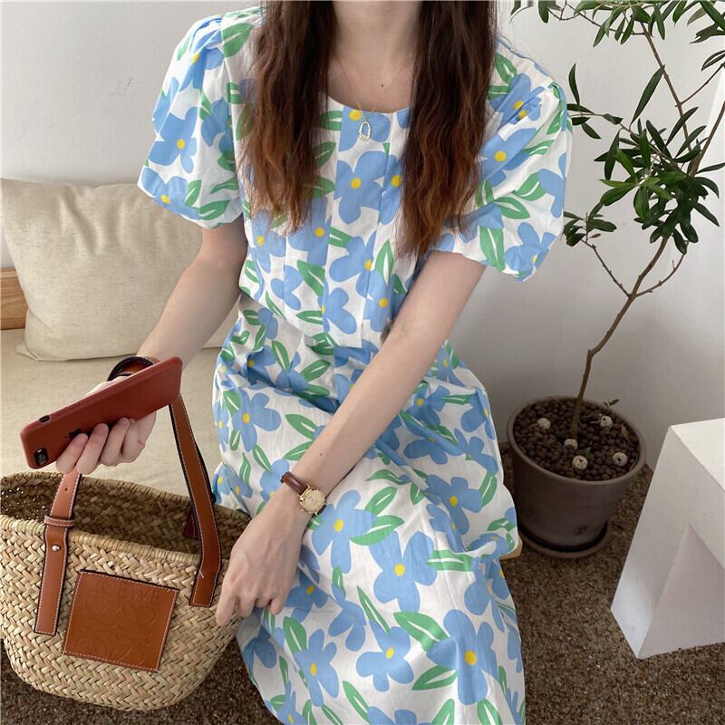 サマードレス スカート ウェストスリーブ 夏物 1号婦人40113513373