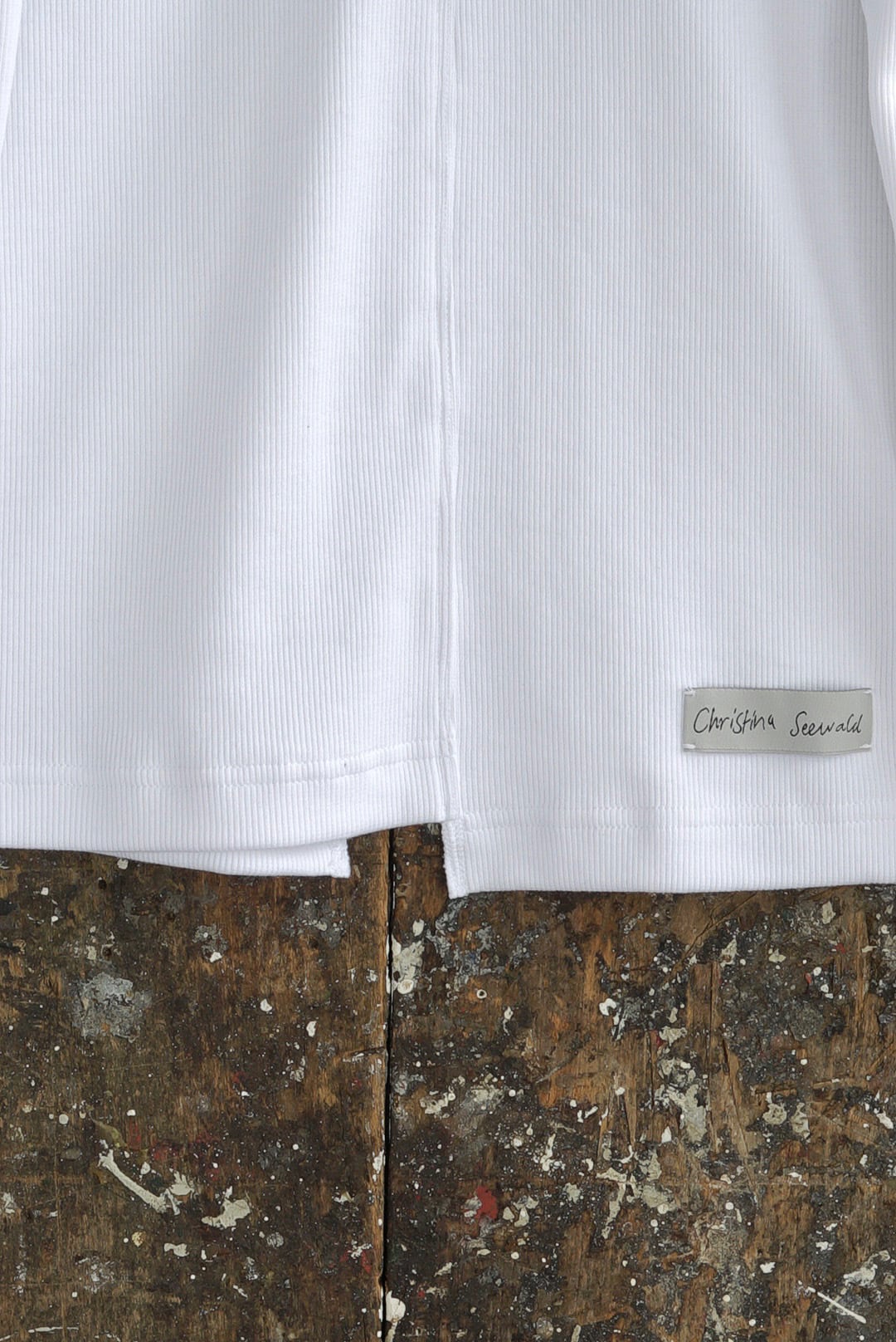 CHRISTINA SEEWALD - LONG SLEEVE T-SHIRT, BASICS / WHITE | Brownie