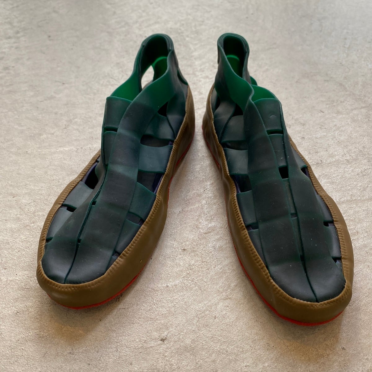 Dr. da Borracha|アマゾン天然ゴム 手仕事シューズ ハイカットサンダル④25.5cm