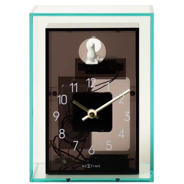 置時計 鳩時計 NEXTIME ネクスタイム テーブルクロック Acrylic cucKoo / NXT-J060 デスクトップ Lucent Series