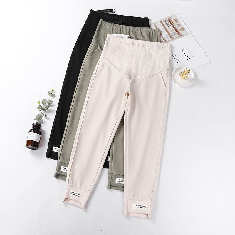 【新作】【送料無料】 539＃マタニティパンツ春秋ルーズパンツルーズ快適なベリーサポートパンツ伸縮性ウエストマタニティパンツ エラスティック スプリング 春物 オータム 秋物 AL expec38564592637