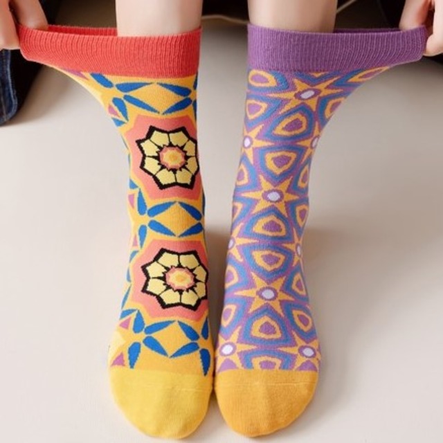 万華鏡ソックス　4足セット　10261