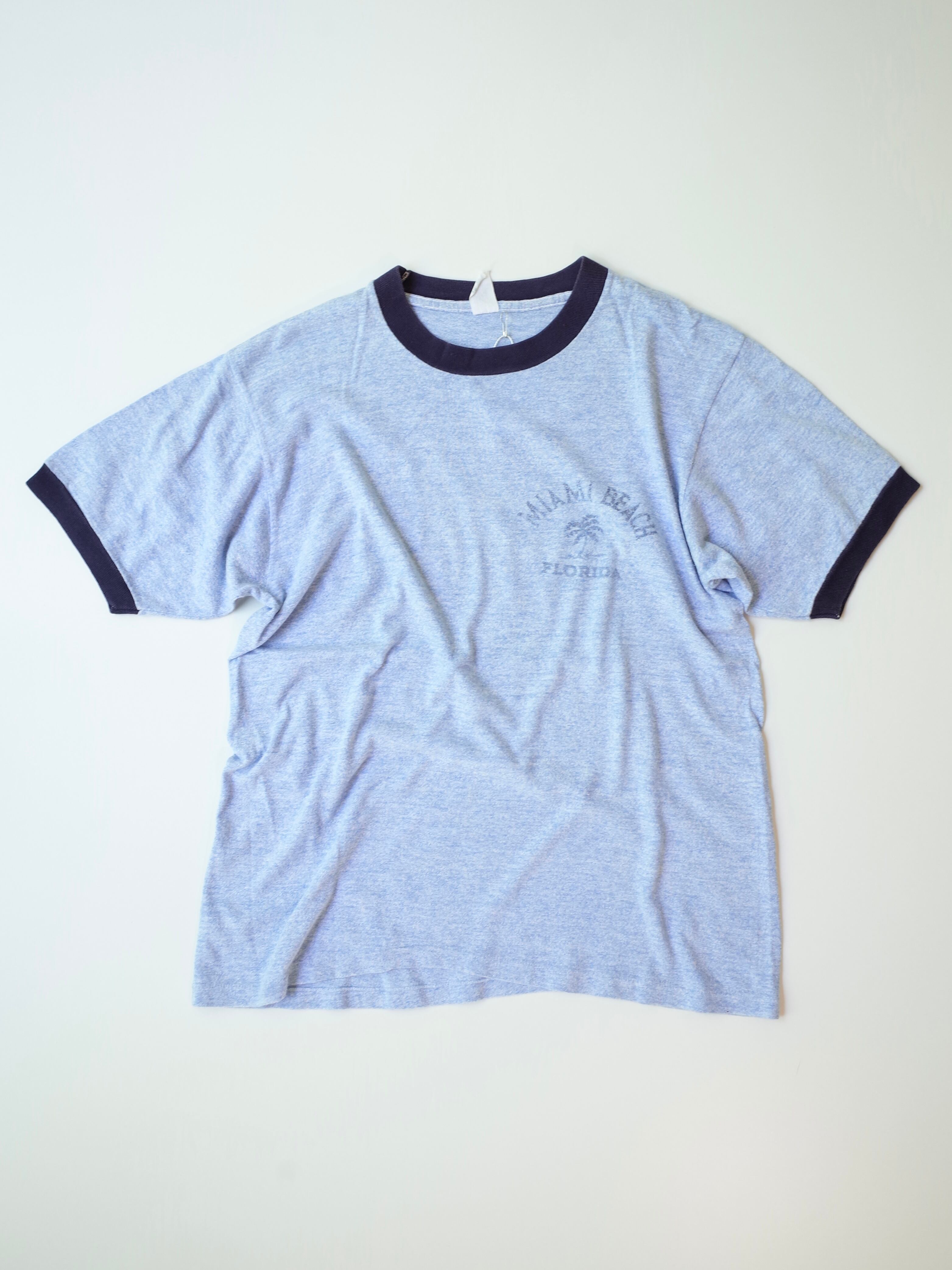 70-80s Miami beach trim tee