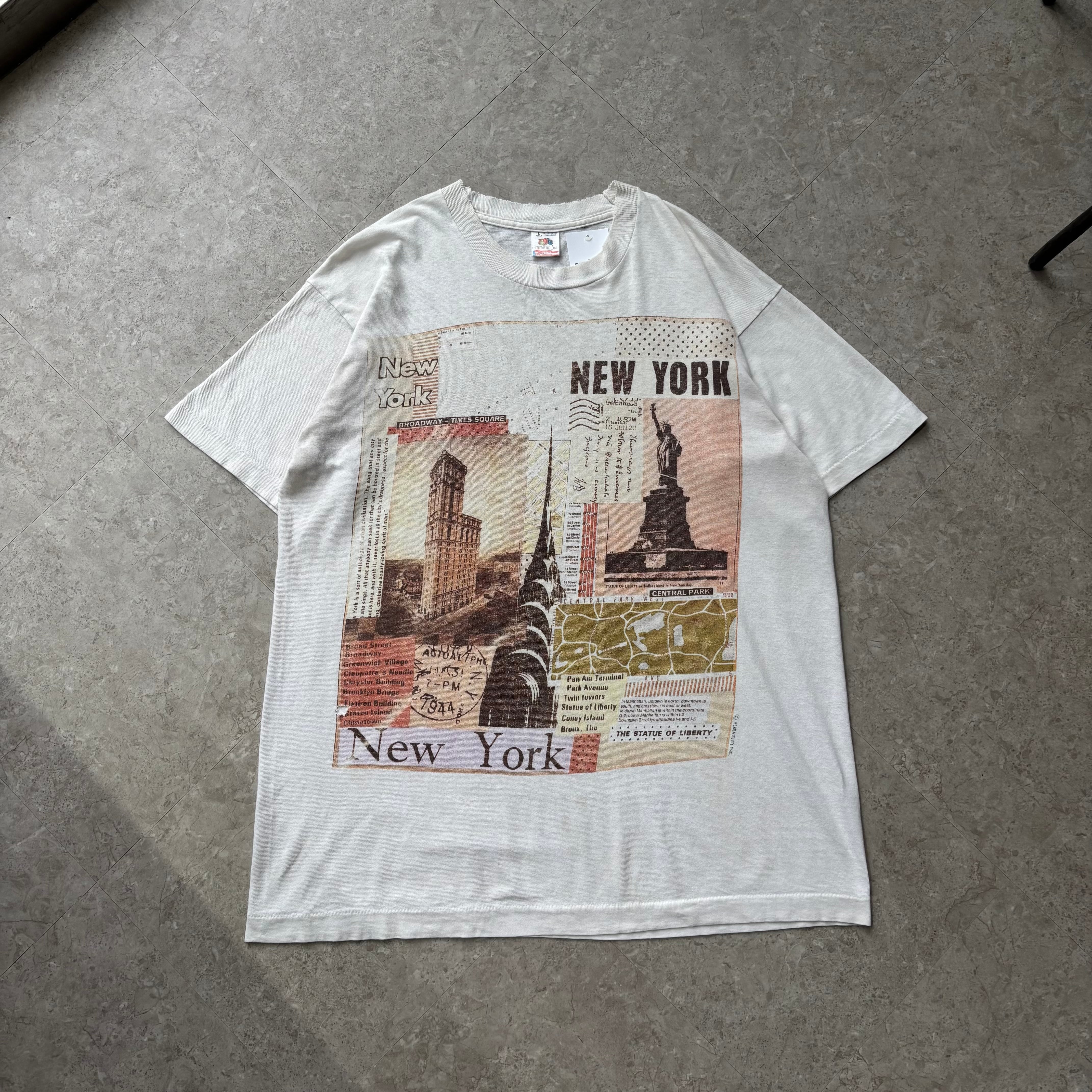 90s VERSATILITY INC."New York" T-shirt【仙台店】