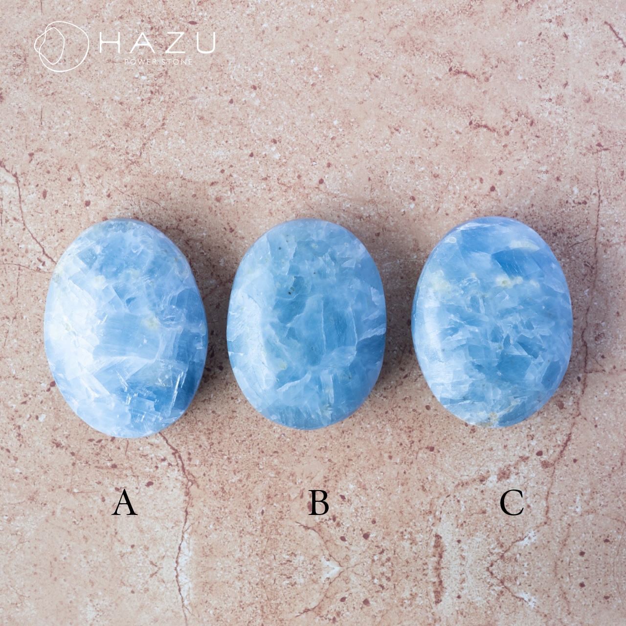 選べる⭐︎セレスタイト・パームストーン